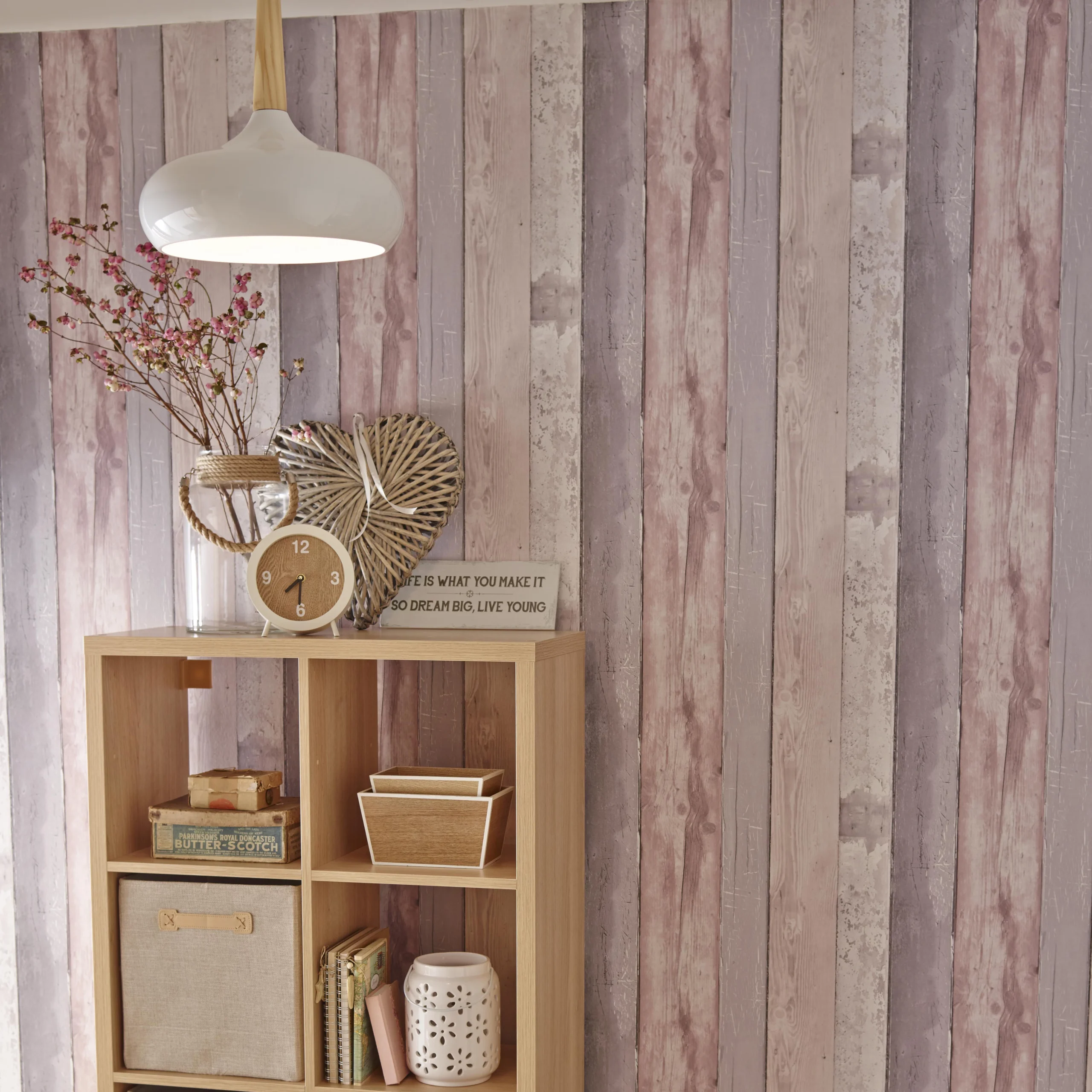 Colours Otau Grey Wood Effect Smooth Wallpaper Sample 5 Colours Otau Grey Wood Effect Smooth Wallpaper Sample - Image 3