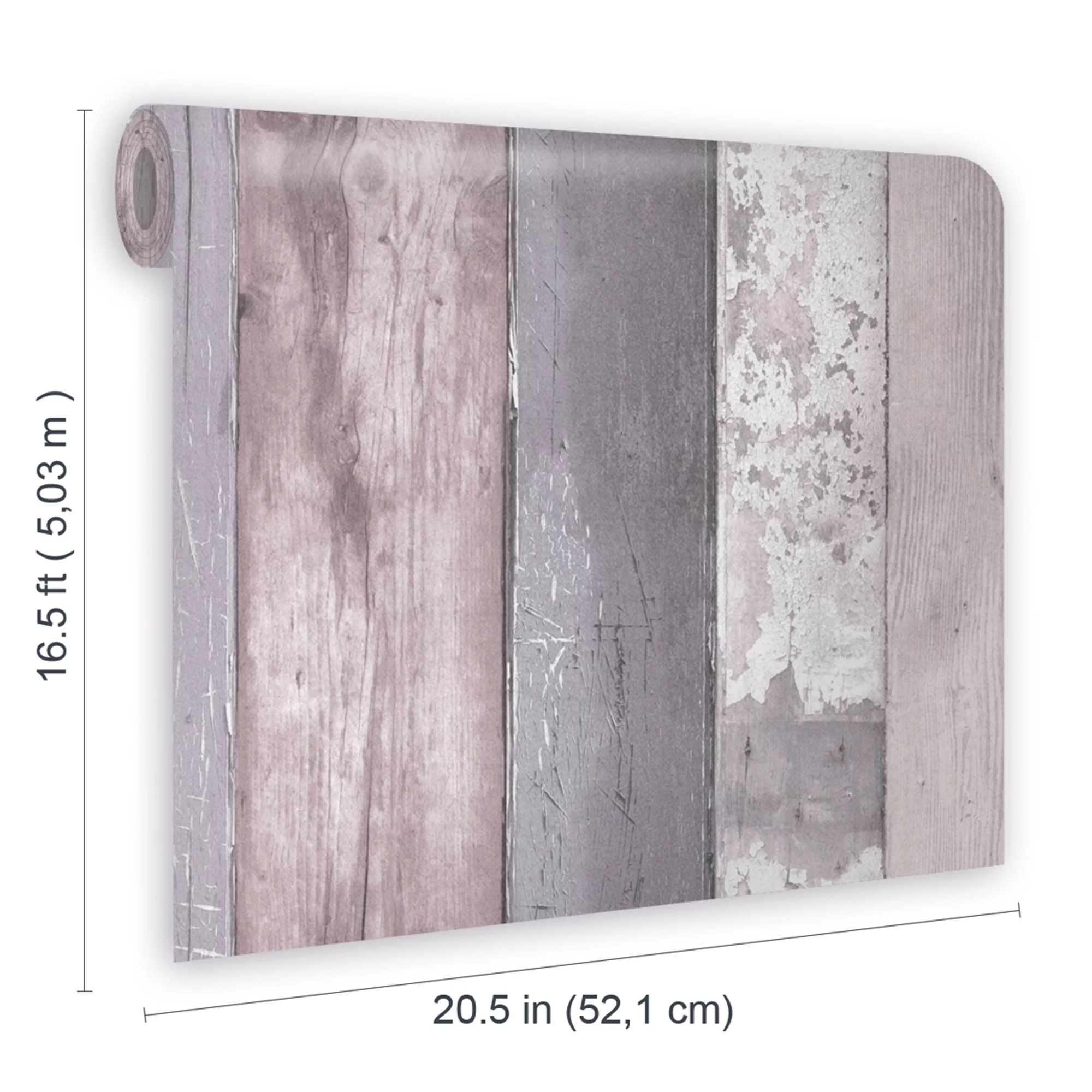 Colours Otau Grey Wood Effect Smooth Wallpaper Sample 11 Colours Otau Grey Wood Effect Smooth Wallpaper Sample - Image 9