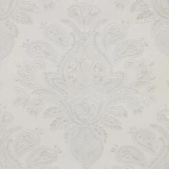 GoodHome Abeli White Russian Damask Metallic Effect Textured Wallpaper -Trade Points goodhome abeli white russian damask metallic effect textured wallpaper3663602559924 37c