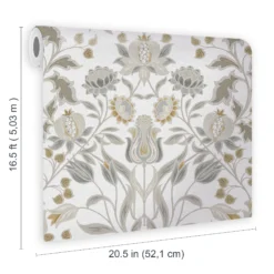 GoodHome Acuama Grey & Yellow Ornamental Metallic Effect Textured Wallpaper 13 GoodHome Acuama Grey & Yellow Ornamental Metallic Effect Textured Wallpaper -Trade Points goodhome acuama grey yellow ornamental metallic effect textured wallpaper5059340408446 02t