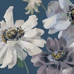 GoodHome Amazo Blue Floral Textured Wallpaper 8 GoodHome Amazo Blue Floral Textured Wallpaper -Trade Points goodhome amazo blue floral textured wallpaper5059340408491 37c