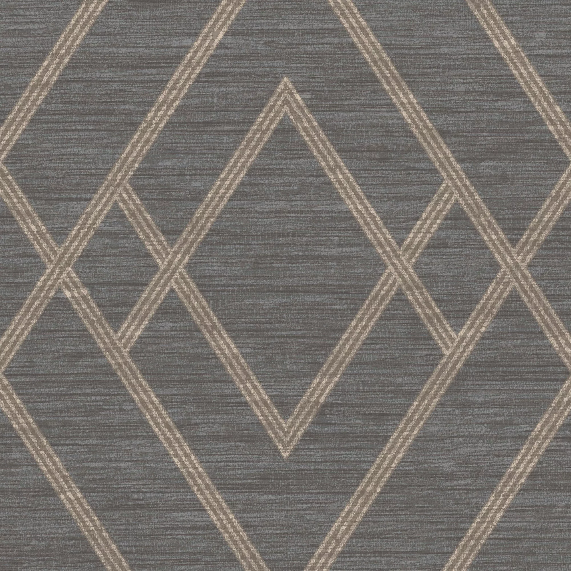 GoodHome Andal Grey Geometric Metallic Effect Textured Wallpaper 5 GoodHome Andal Grey Geometric Metallic Effect Textured Wallpaper - Image 3