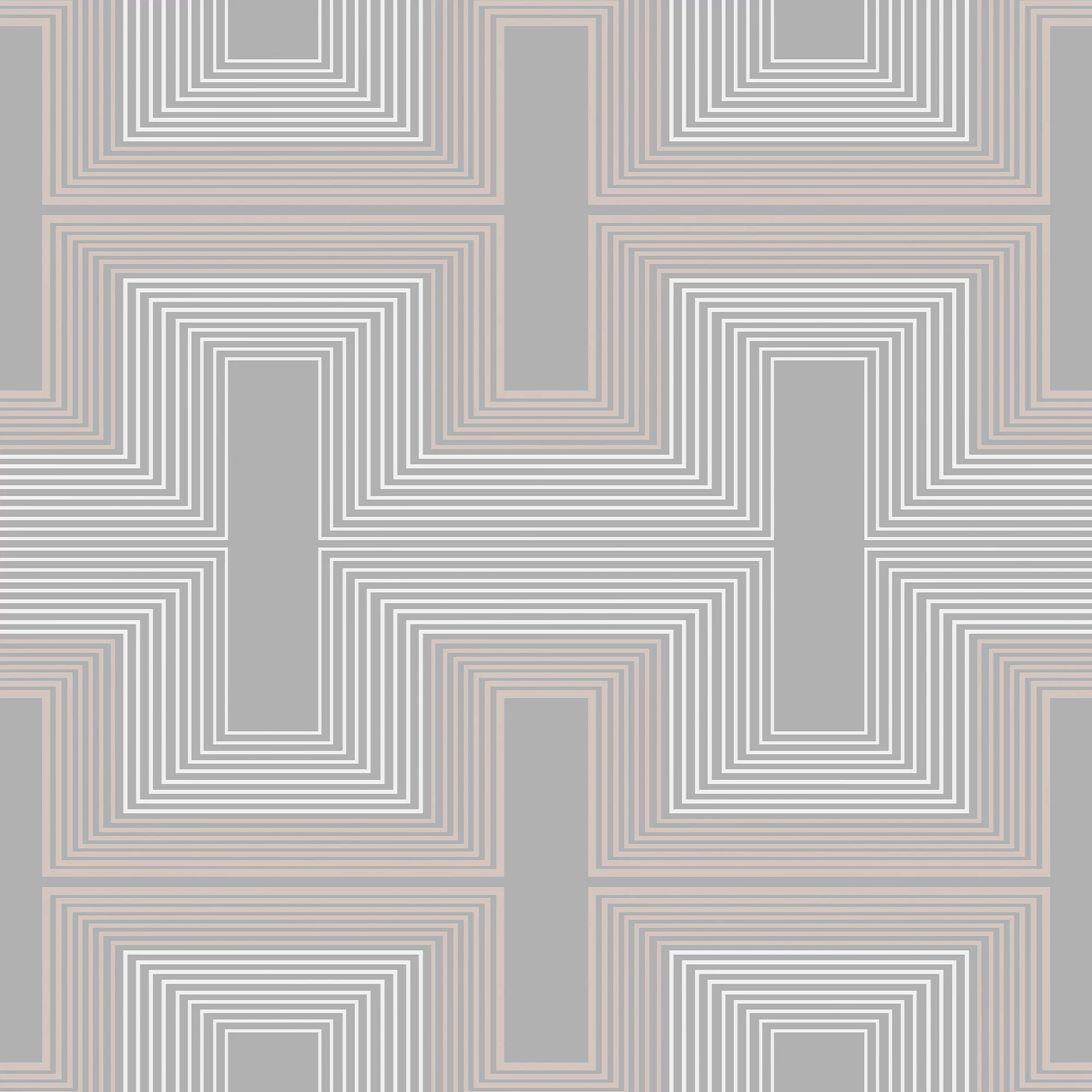 GoodHome Anor Light Grey Geometric Metallic Effect Textured Wallpaper 4 GoodHome Anor Light Grey Geometric Metallic Effect Textured Wallpaper - Image 2