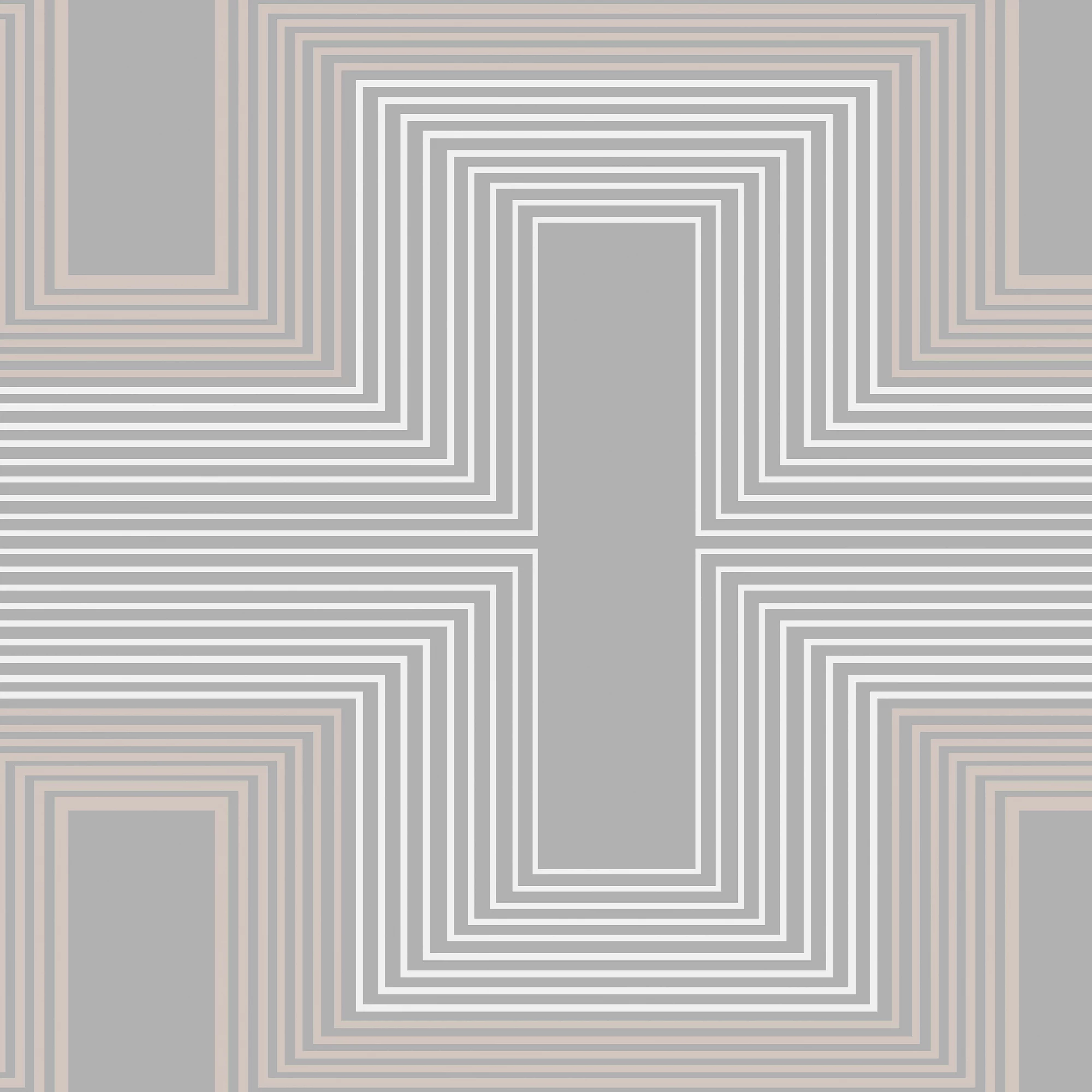 GoodHome Anor Light Grey Geometric Metallic Effect Textured Wallpaper 5 GoodHome Anor Light Grey Geometric Metallic Effect Textured Wallpaper - Image 3