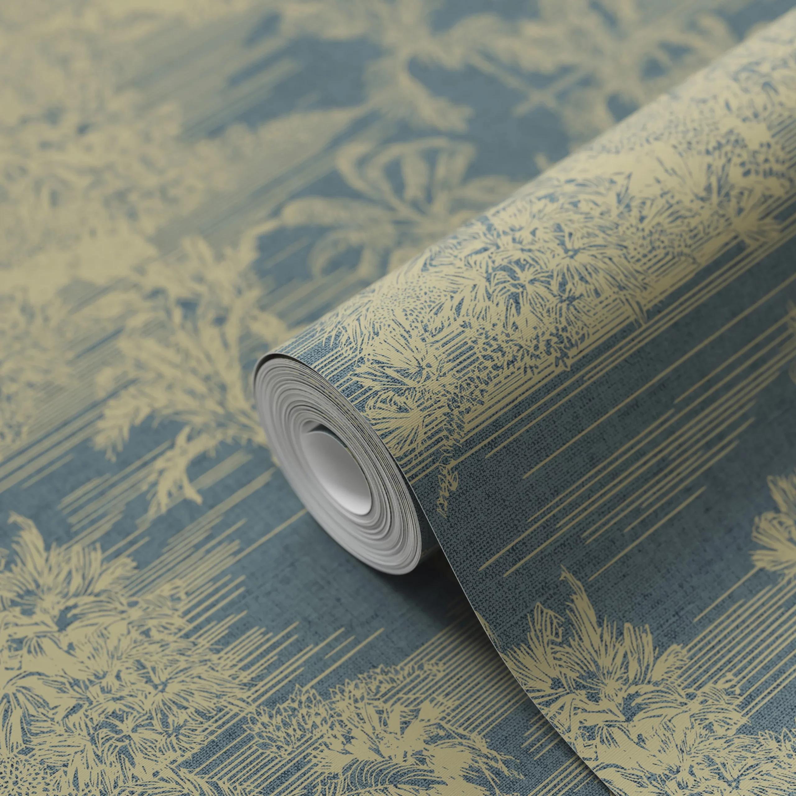 GoodHome Augie Blue Nature Metallic Effect Textured Wallpaper 3 GoodHome Augie Blue Nature Metallic Effect Textured Wallpaper