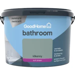 GoodHome Bathroom Kilkenny Soft Sheen Emulsion Paint, 2.5L 8 GoodHome Bathroom Kilkenny Soft Sheen Emulsion Paint, 2.5L -Trade Points goodhome bathroom kilkenny soft sheen emulsion paint 2 5l3663602592259 02c
