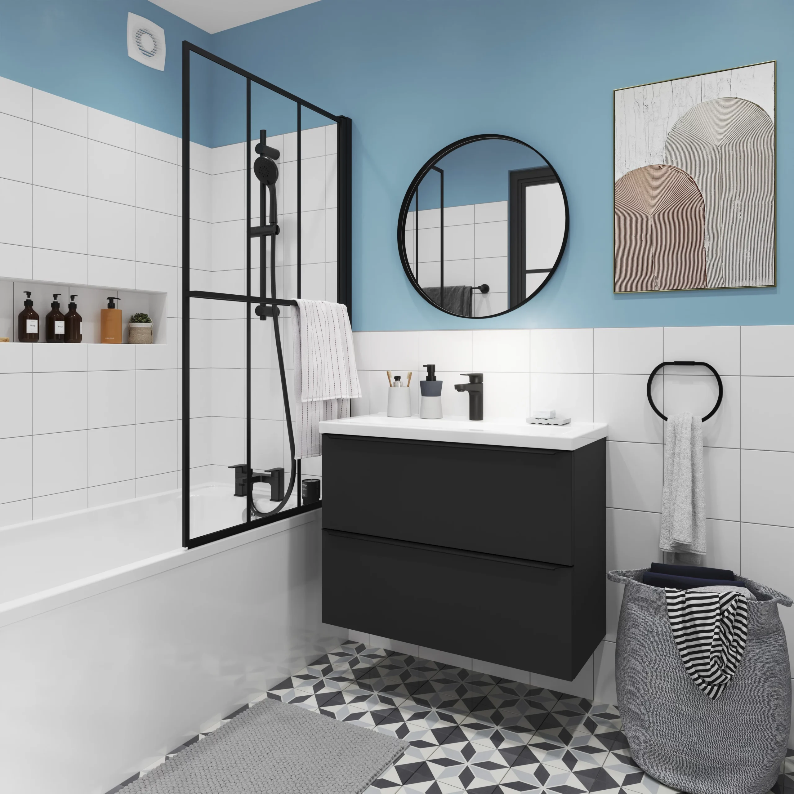 GoodHome Bathroom Monaco Soft Sheen Emulsion Paint, 2.5L 6 GoodHome Bathroom Monaco Soft Sheen Emulsion Paint, 2.5L - Image 4