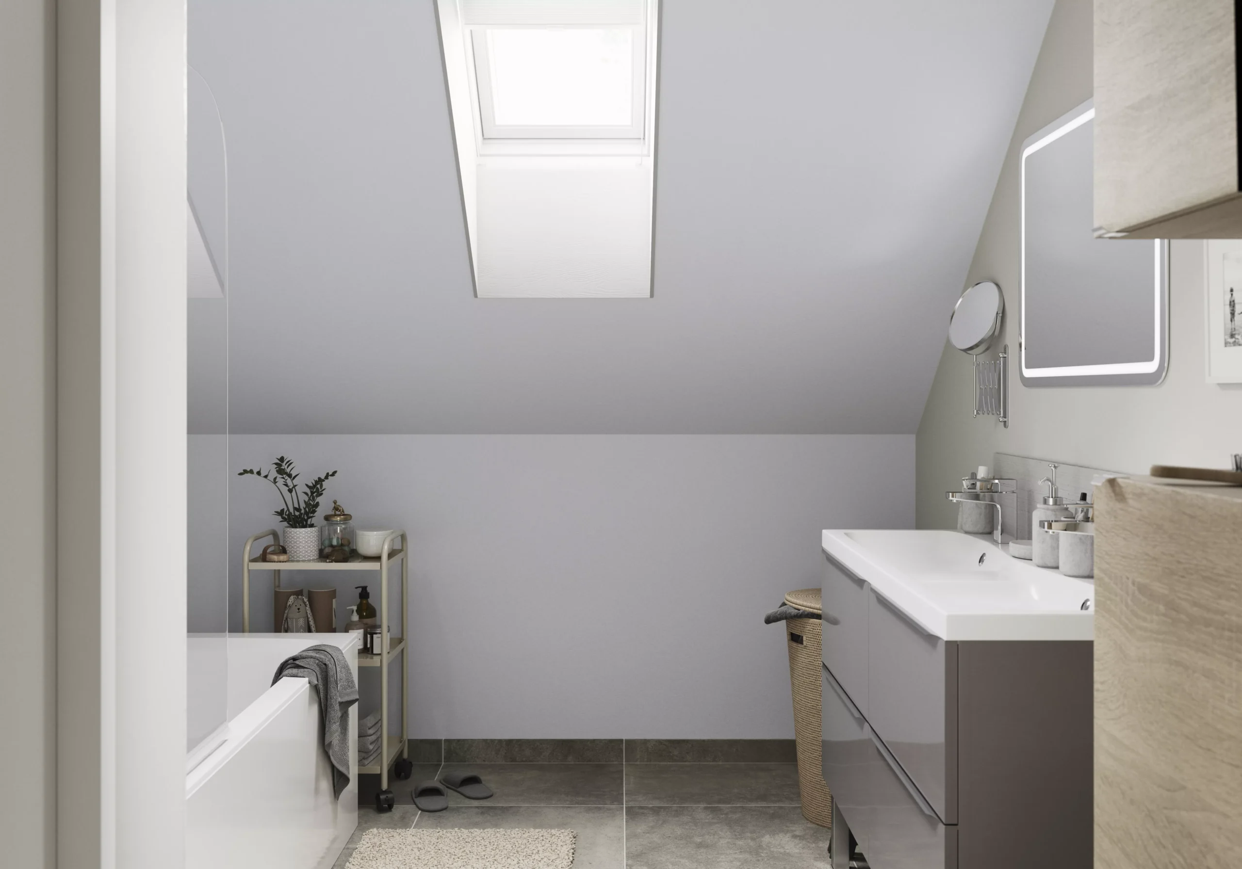 GoodHome Bathroom North Pole Soft Sheen Emulsion Paint, 2.5L 6 GoodHome Bathroom North Pole Soft Sheen Emulsion Paint, 2.5L - Image 4