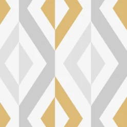 GoodHome Beril Grey & Ochre Geometric Gold Effect Textured Wallpaper 11 GoodHome Beril Grey & Ochre Geometric Gold Effect Textured Wallpaper -Trade Points goodhome beril grey ochre geometric gold effect textured wallpaper5059340408750 37c