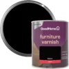 GoodHome Black Gloss Multi-surface Furniture Wood Varnish, 750ml 1 GoodHome Black Gloss Multi-surface Furniture Wood Varnish, 750ml -Trade Points goodhome black gloss multi surface furniture wood varnish 750ml5059340486932 21c