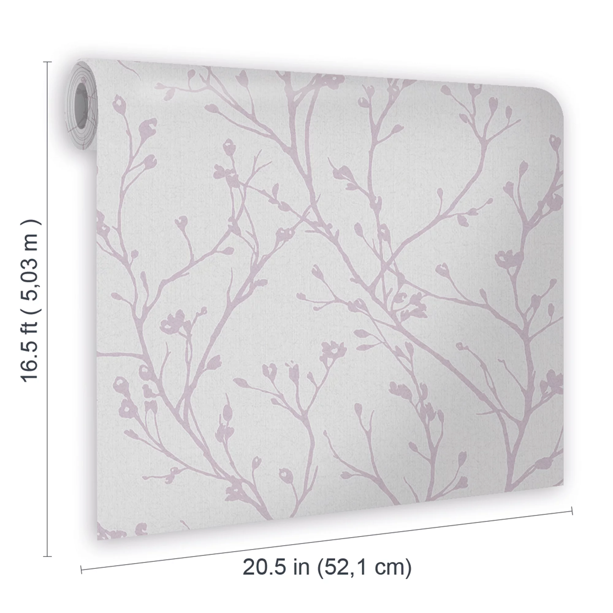 GoodHome Burfield Mauve Trail Metallic Effect Textured Wallpaper 8 GoodHome Burfield Mauve Trail Metallic Effect Textured Wallpaper - Image 6