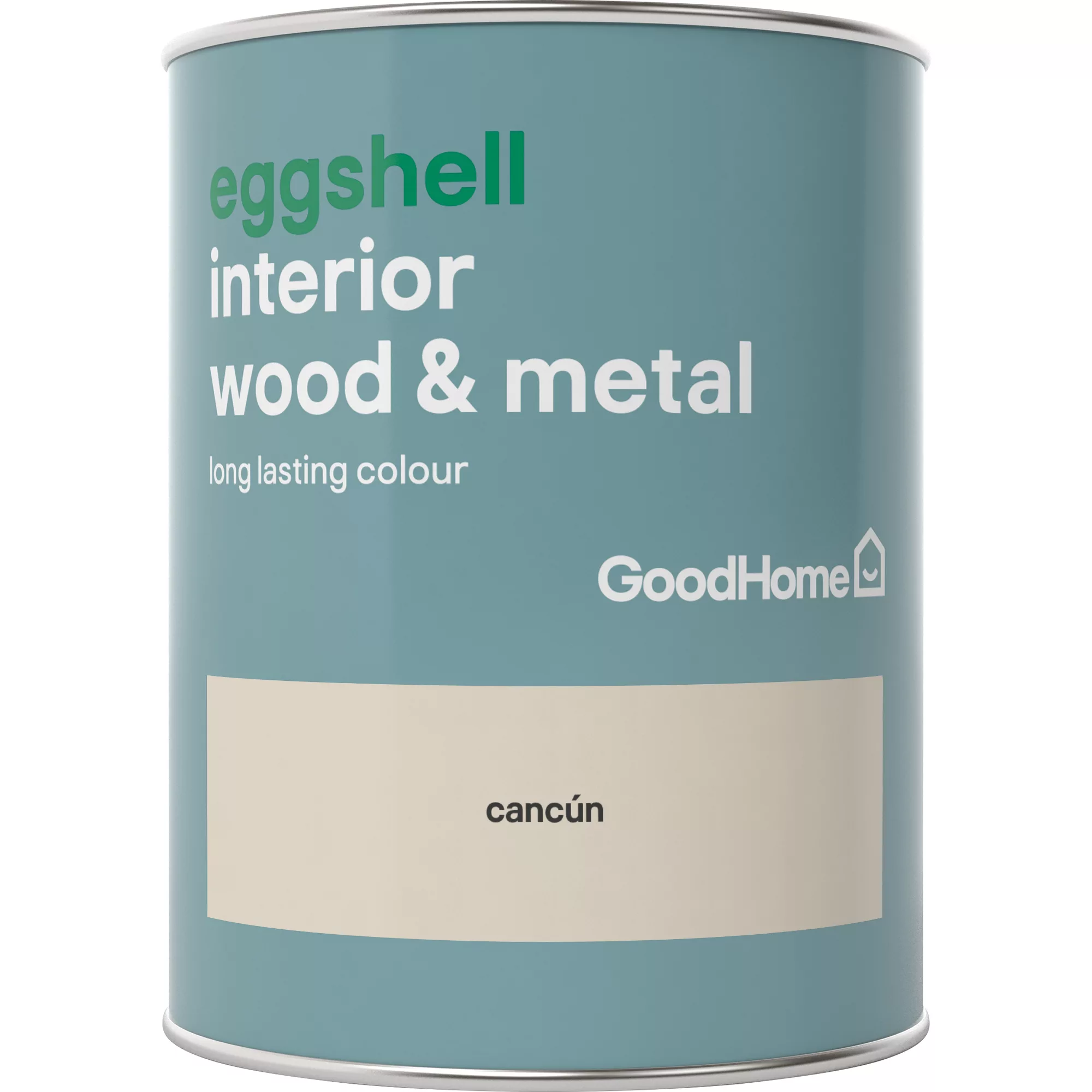 GoodHome Cancún Eggshell Metal & Wood Paint, 750ml 4 GoodHome Cancún Eggshell Metal & Wood Paint, 750ml - Image 2
