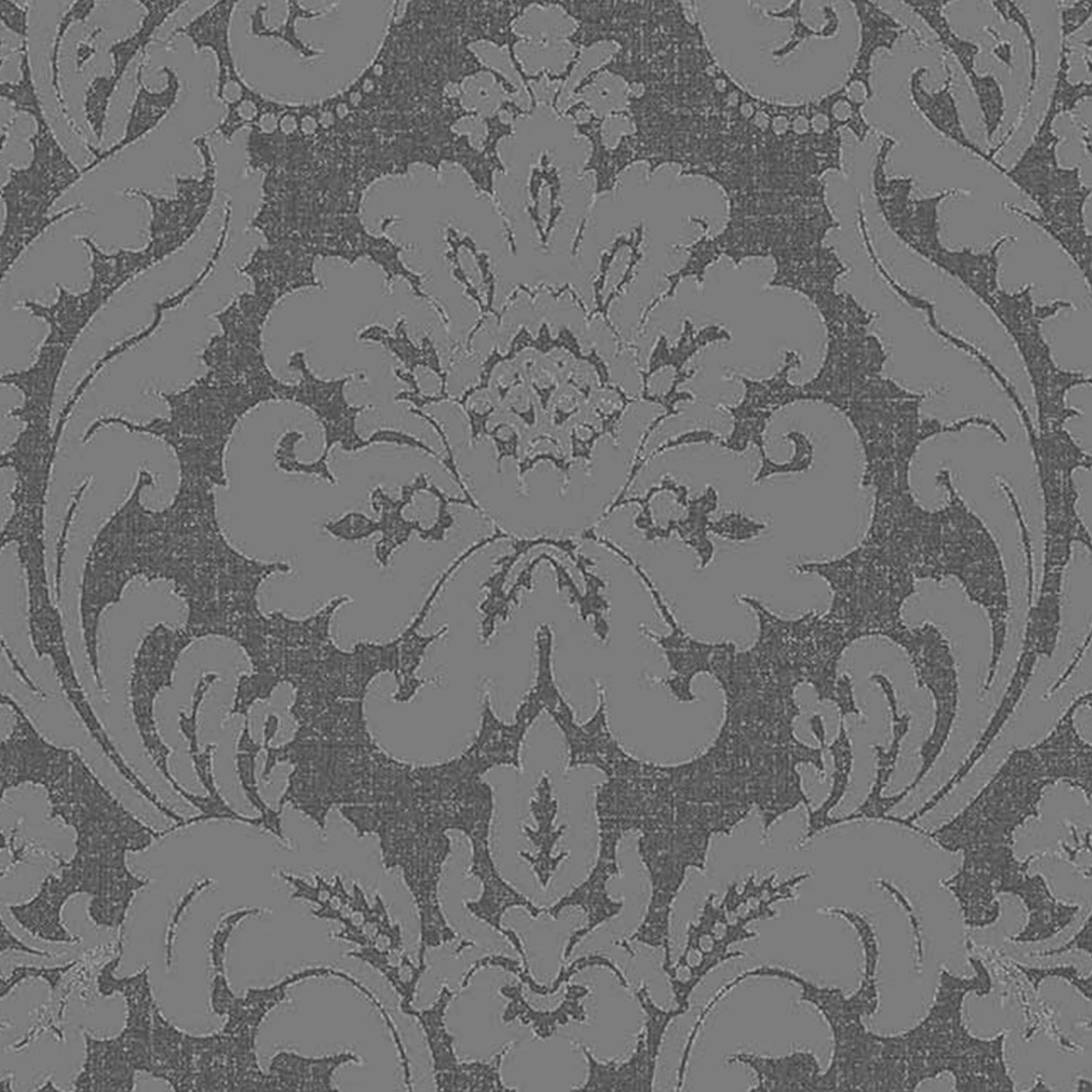 GoodHome Chalfont Charcoal Damask Glitter Effect Textured Wallpaper 4 GoodHome Chalfont Charcoal Damask Glitter Effect Textured Wallpaper - Image 2