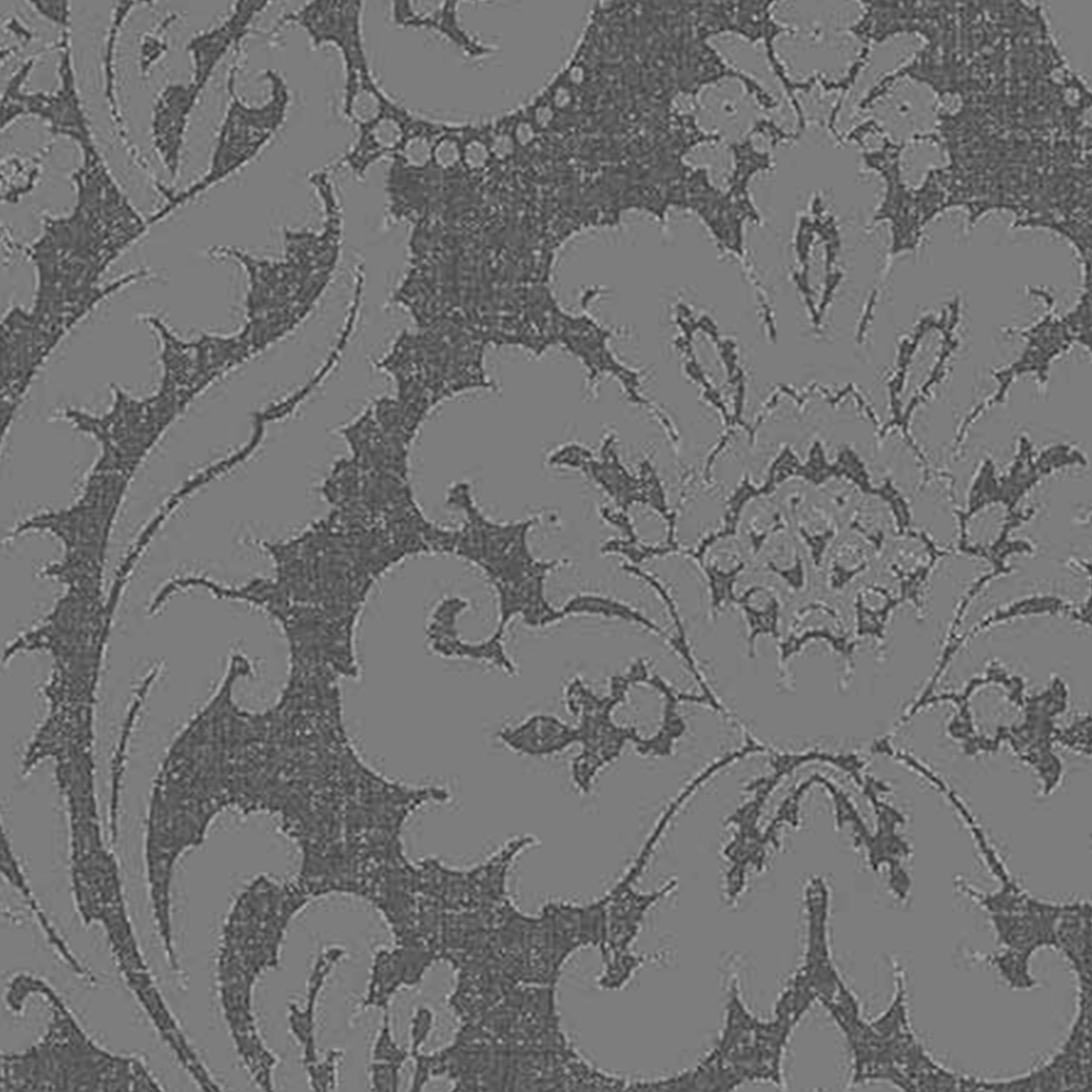 GoodHome Chalfont Charcoal Damask Glitter Effect Textured Wallpaper 5 GoodHome Chalfont Charcoal Damask Glitter Effect Textured Wallpaper - Image 3