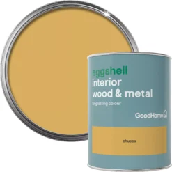 GoodHome Chueca Eggshell Metal & Wood Paint, 750ml