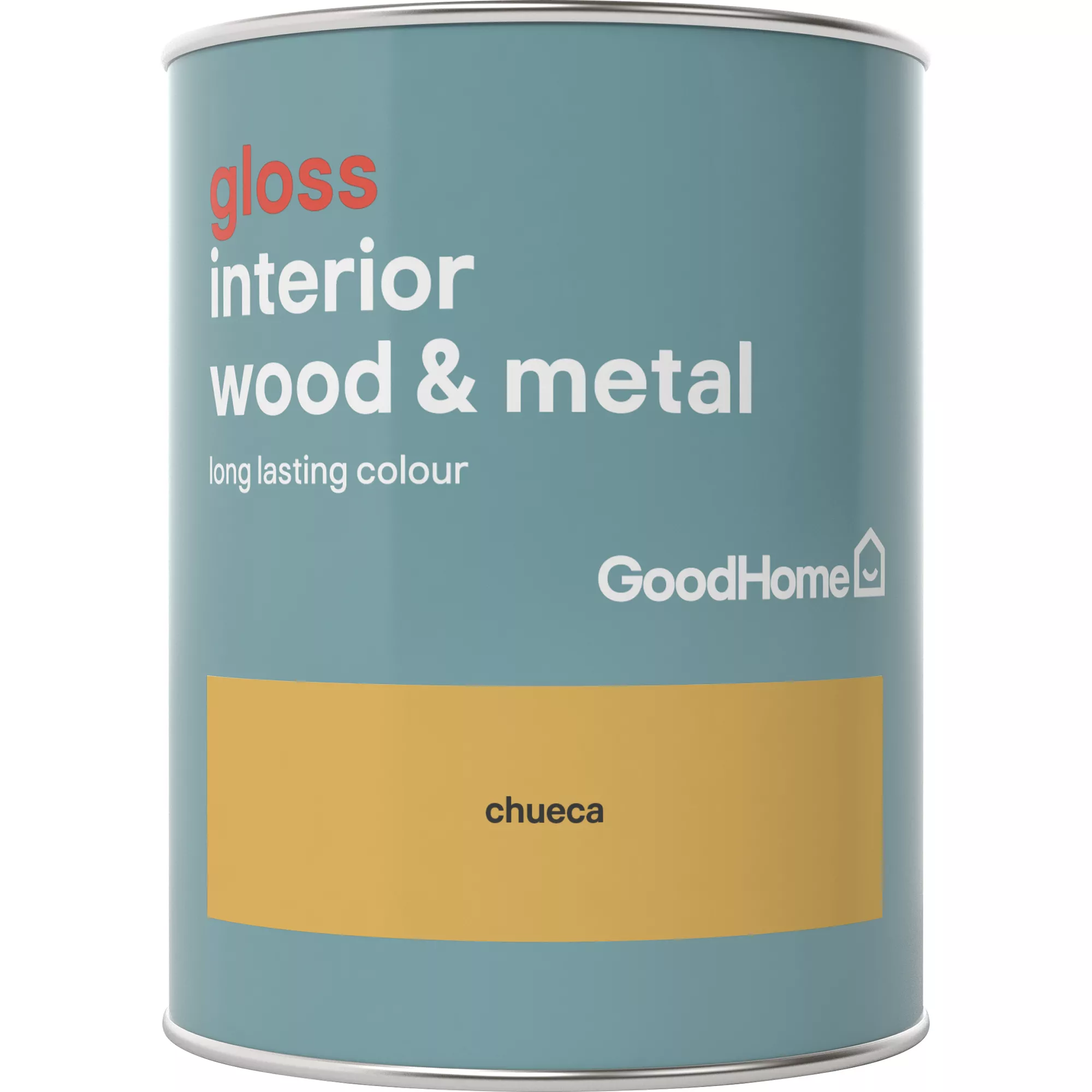 GoodHome Chueca Gloss Metal & Wood Paint, 750ml 4 GoodHome Chueca Gloss Metal & Wood Paint, 750ml - Image 2