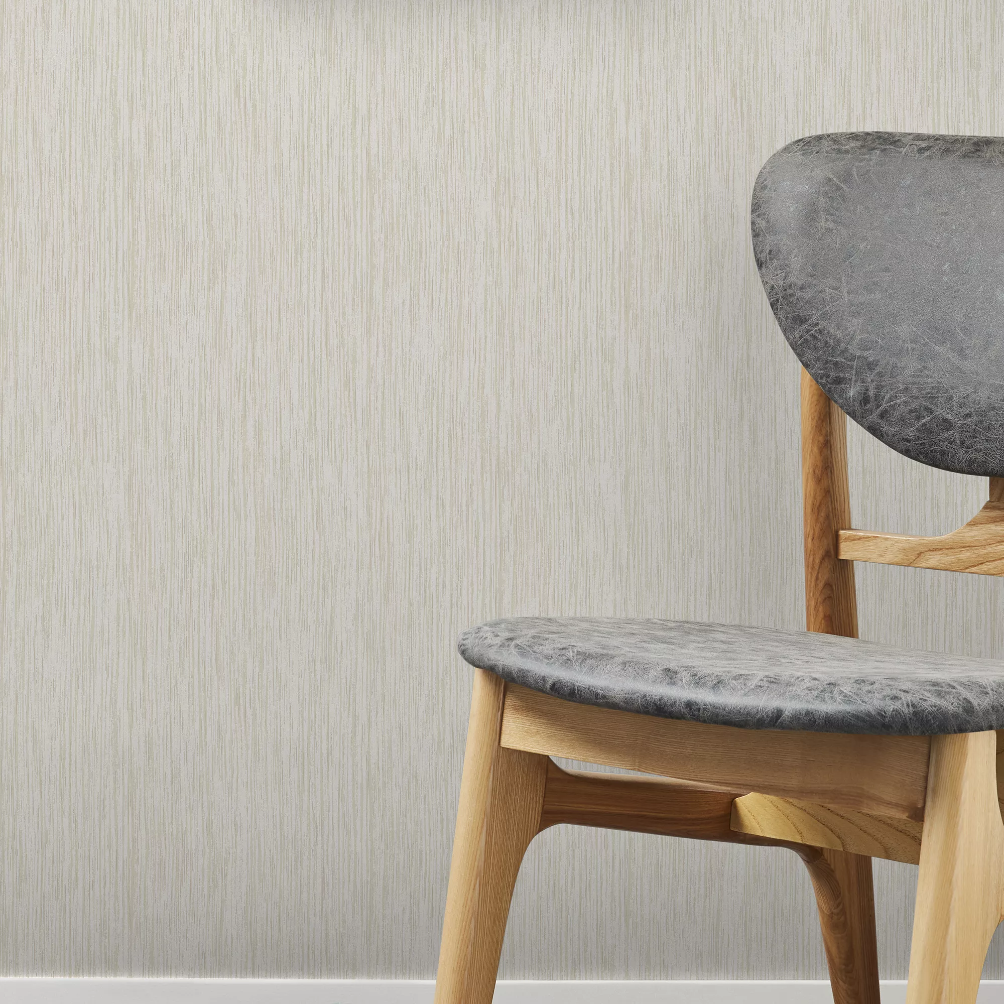 GoodHome Ciral Beige Striped Metallic Effect Textured Wallpaper 5 GoodHome Ciral Beige Striped Metallic Effect Textured Wallpaper - Image 3