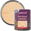 GoodHome Clear Gloss Multi-surface Furniture Wood Varnish, 750ml -Trade Points goodhome clear gloss multi surface furniture wood varnish 750ml5059340486796 21c