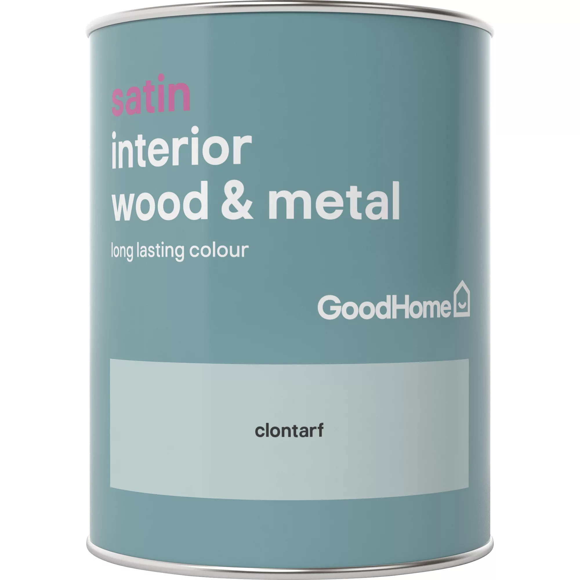 GoodHome Clontarf Satin Metal & Wood Paint, 750ml 4 GoodHome Clontarf Satin Metal & Wood Paint, 750ml - Image 2
