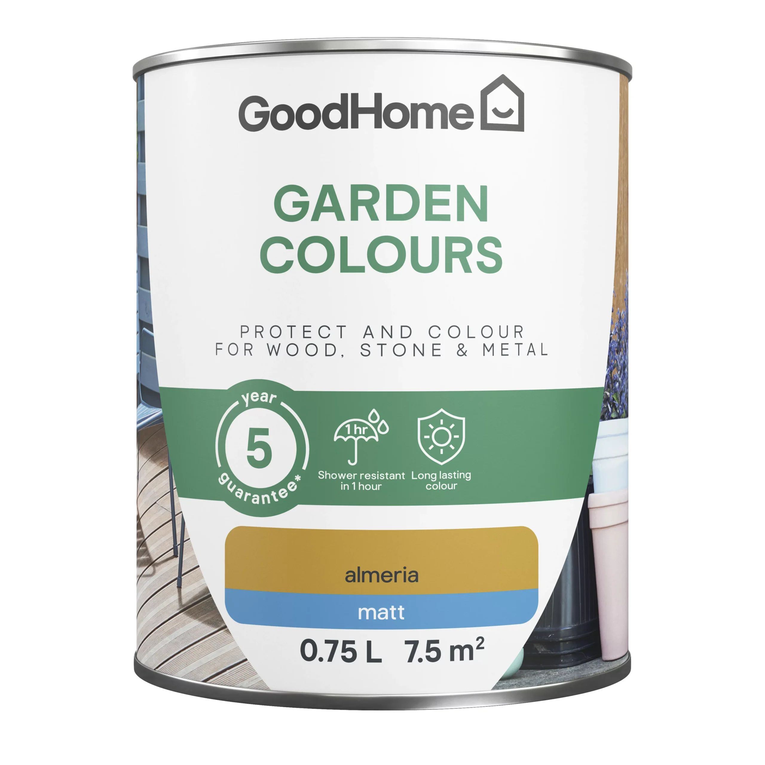 GoodHome Colour It Almeria Matt Multi-surface Paint, 750ml 4 GoodHome Colour It Almeria Matt Multi-surface Paint, 750ml - Image 2