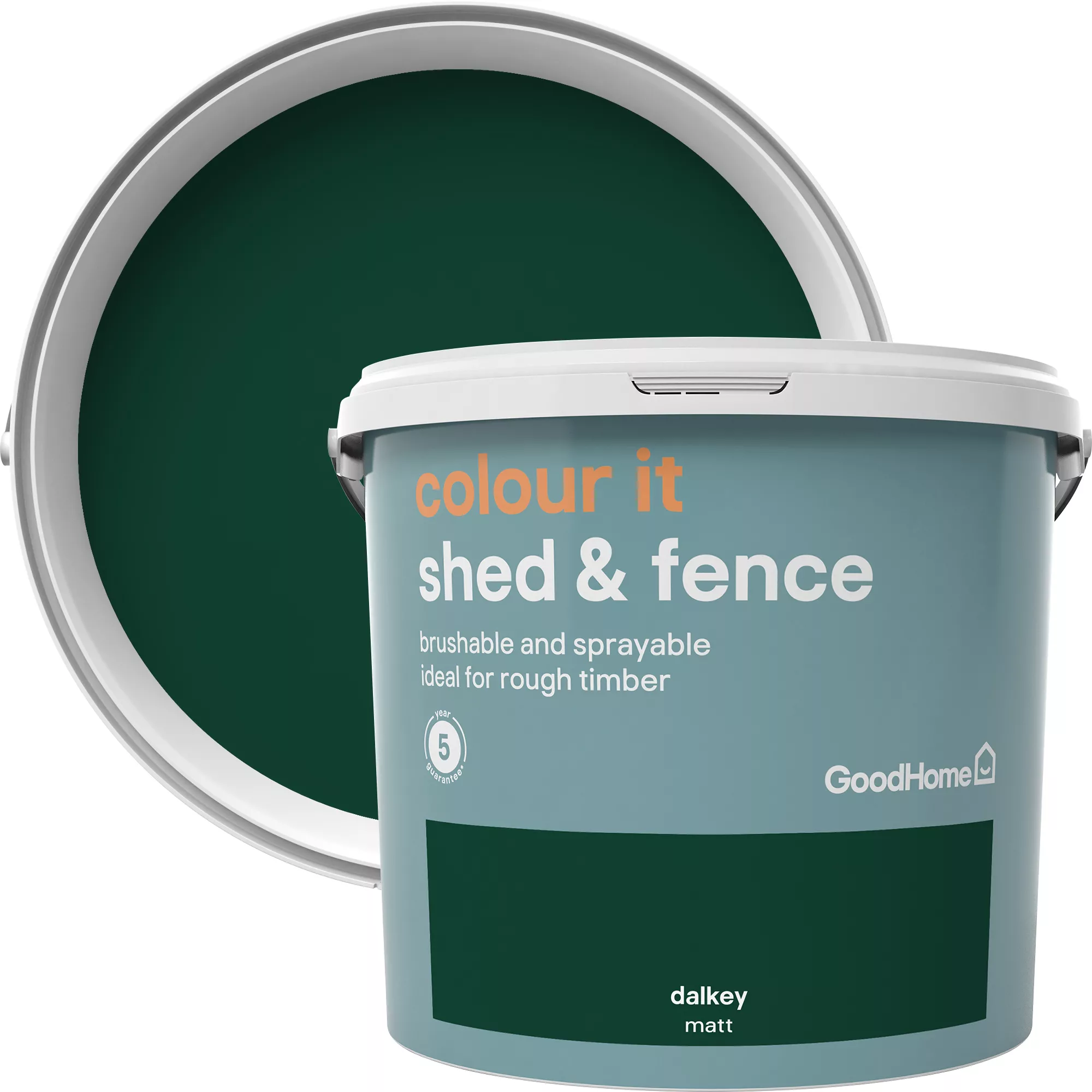 GoodHome Colour It Dalkey Matt Fence & Shed Stain, 5L 4 GoodHome Colour It Dalkey Matt Fence & Shed Stain, 5L - Image 2