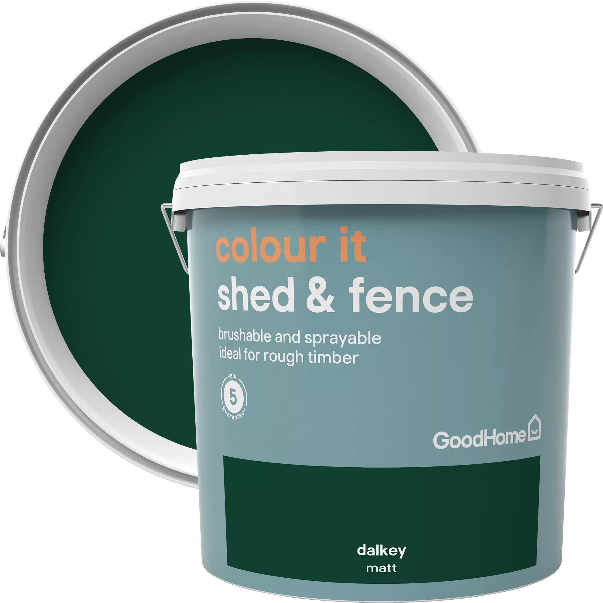 GoodHome Colour It Dalkey Matt Fence & Shed Stain, 9L 4 GoodHome Colour It Dalkey Matt Fence & Shed Stain, 9L - Image 2
