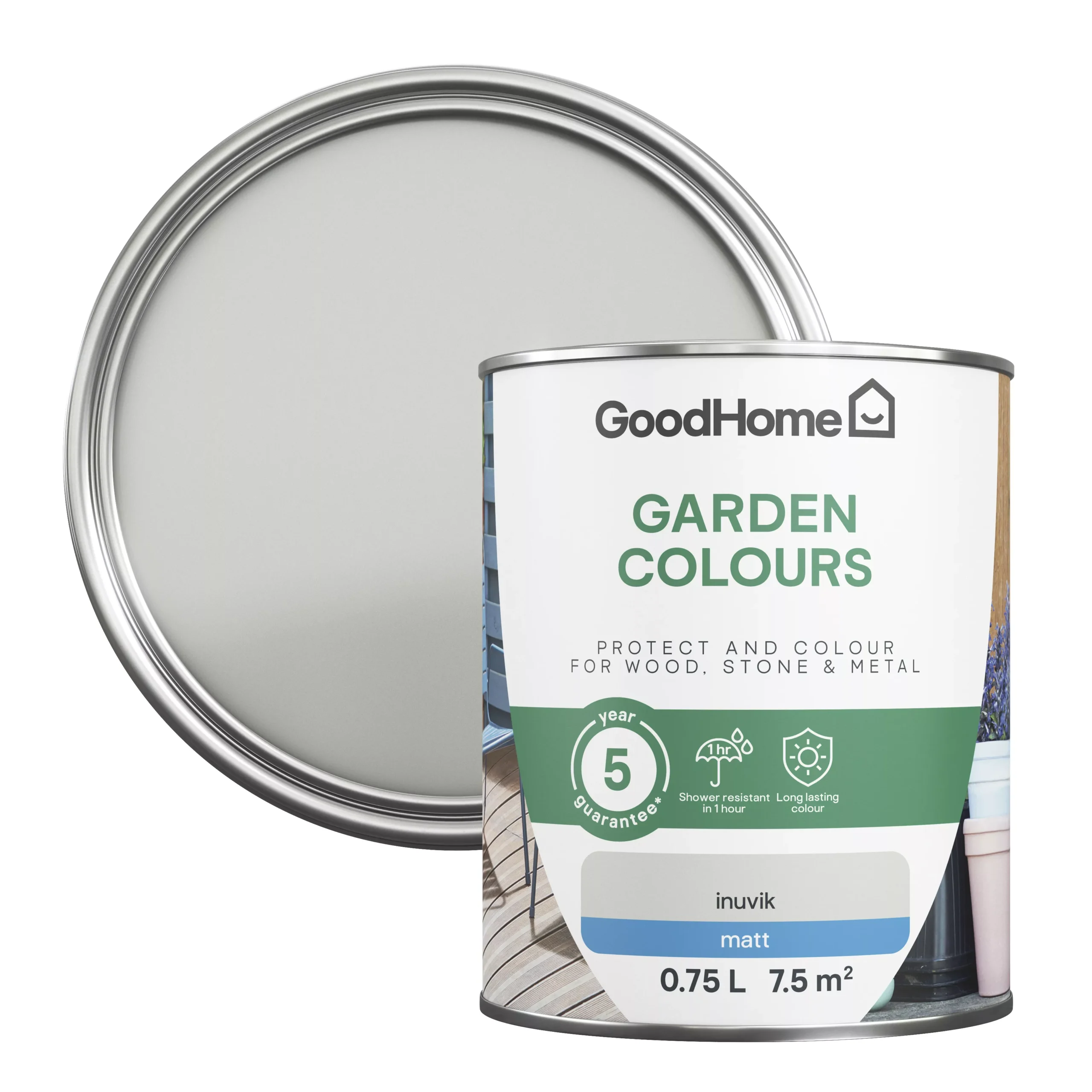 GoodHome Colour It Inuvik Matt Multi-surface Paint, 750ml 3 GoodHome Colour It Inuvik Matt Multi-surface Paint, 750ml