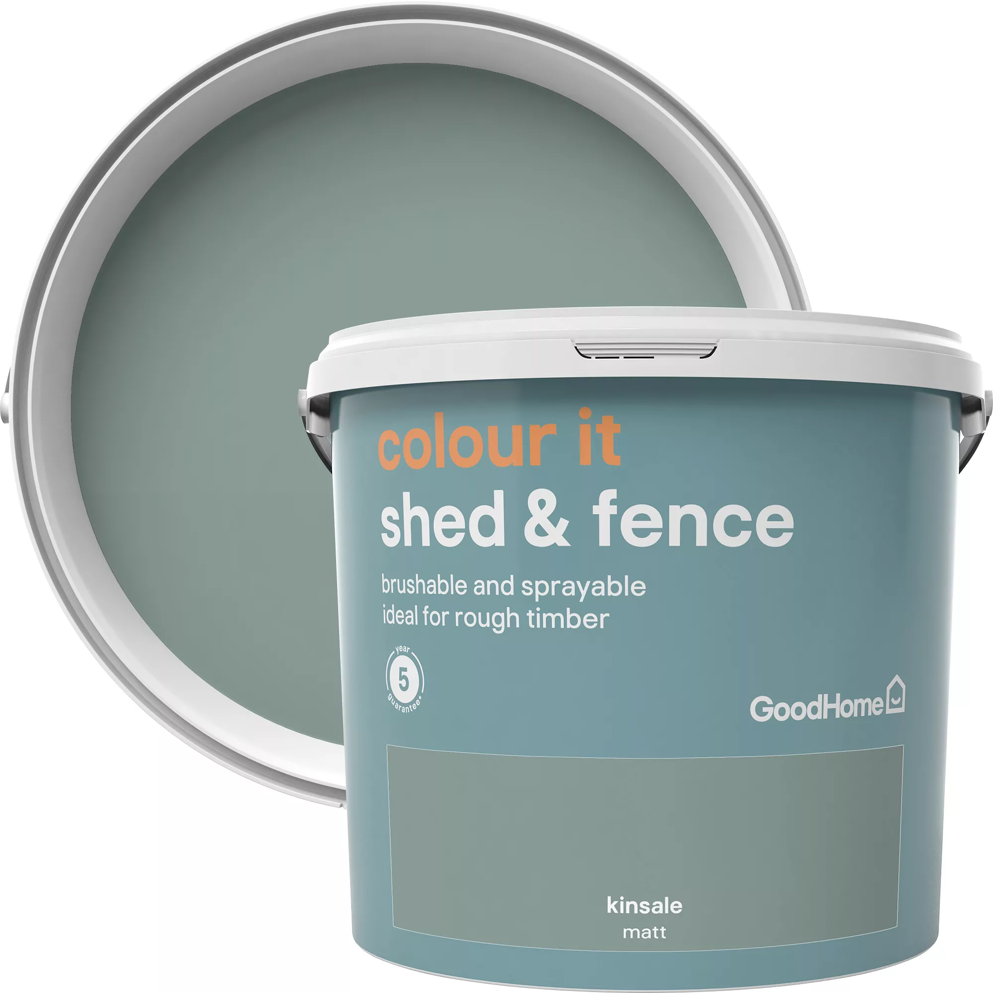 GoodHome Colour It Kinsale Matt Fence & Shed Stain, 5L 4 GoodHome Colour It Kinsale Matt Fence & Shed Stain, 5L - Image 2