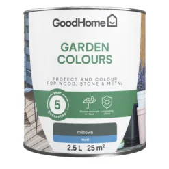 GoodHome Colour It Milltown Matt Multi-surface Paint, 2.5L -Trade Points goodhome colour it milltown matt multi surface paint 2 5l5059340296715 02c