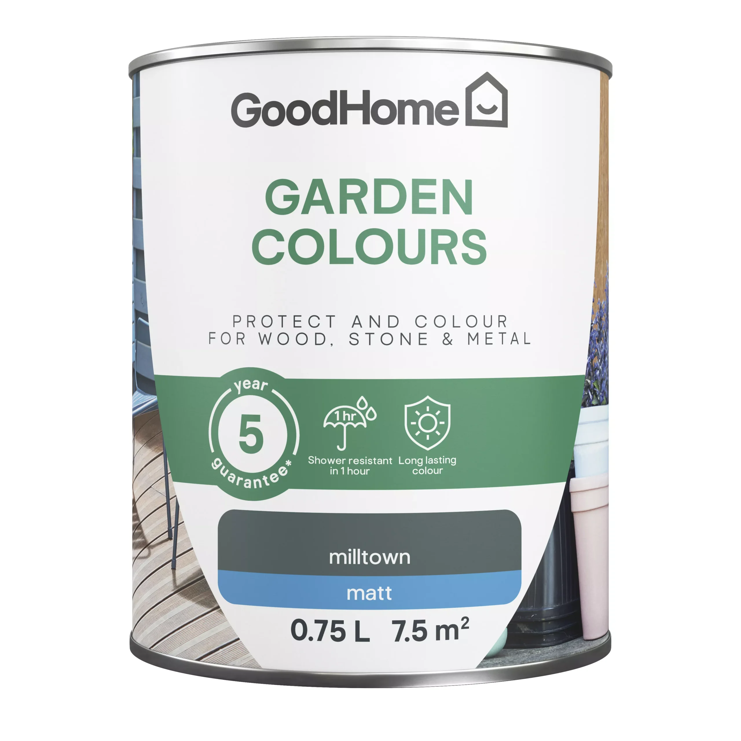 GoodHome Colour It Milltown Matt Multi-surface Paint, 750ml 3 GoodHome Colour It Milltown Matt Multi-surface Paint, 750ml
