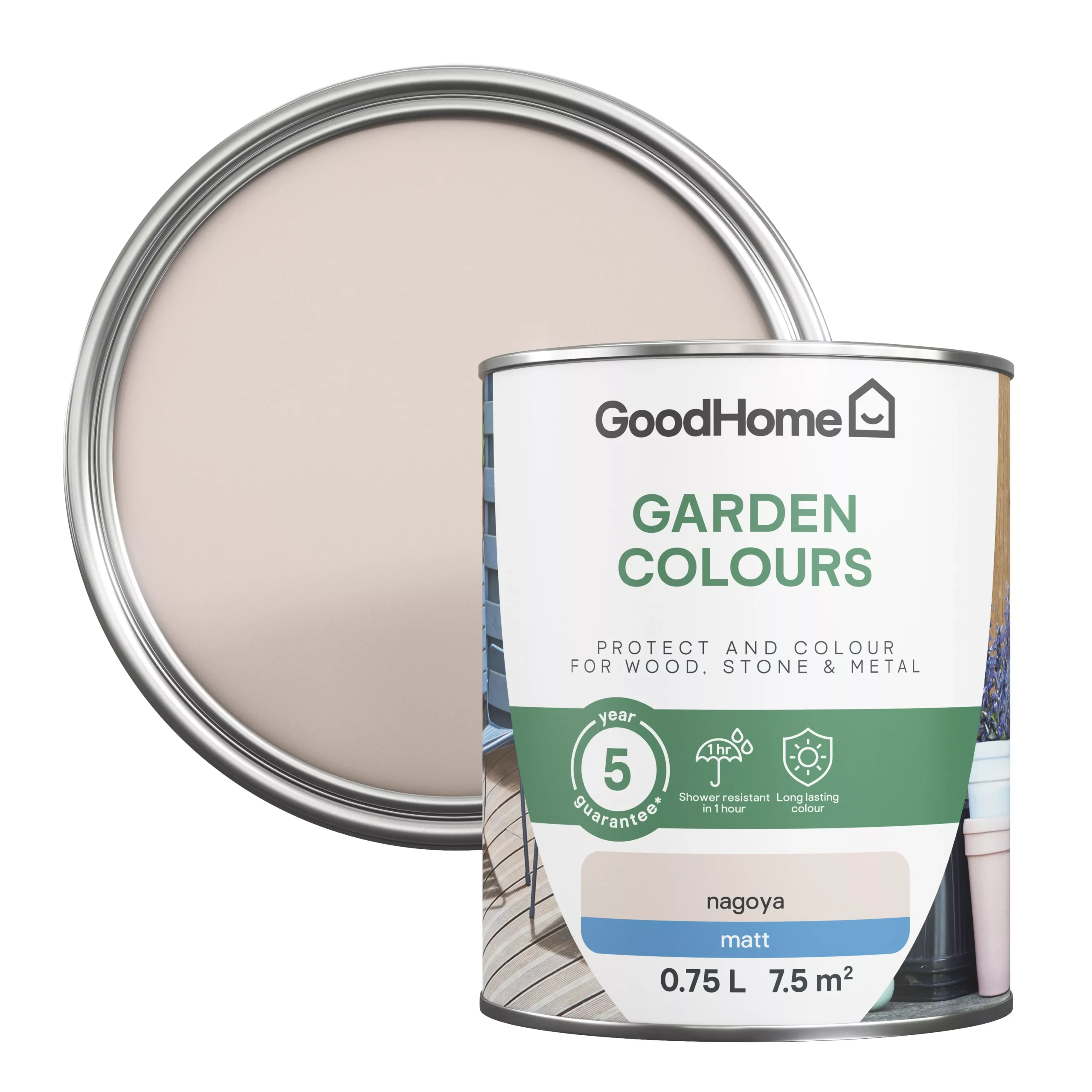 GoodHome Colour It Nagoya Matt Multi-surface Paint, 750ml 3 GoodHome Colour It Nagoya Matt Multi-surface Paint, 750ml