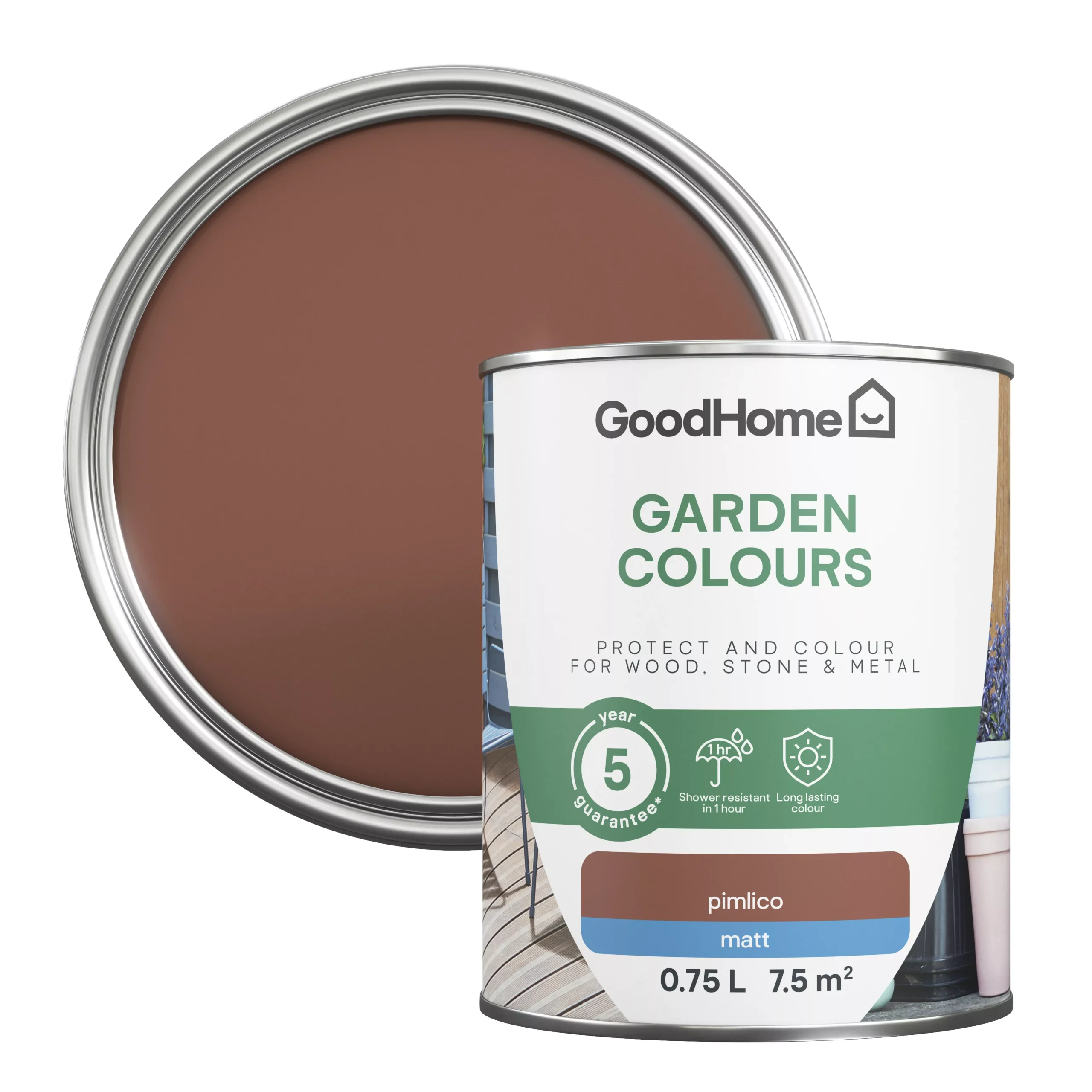 GoodHome Colour It Pimlico Matt Multi-surface Paint, 750ml 3 GoodHome Colour It Pimlico Matt Multi-surface Paint, 750ml