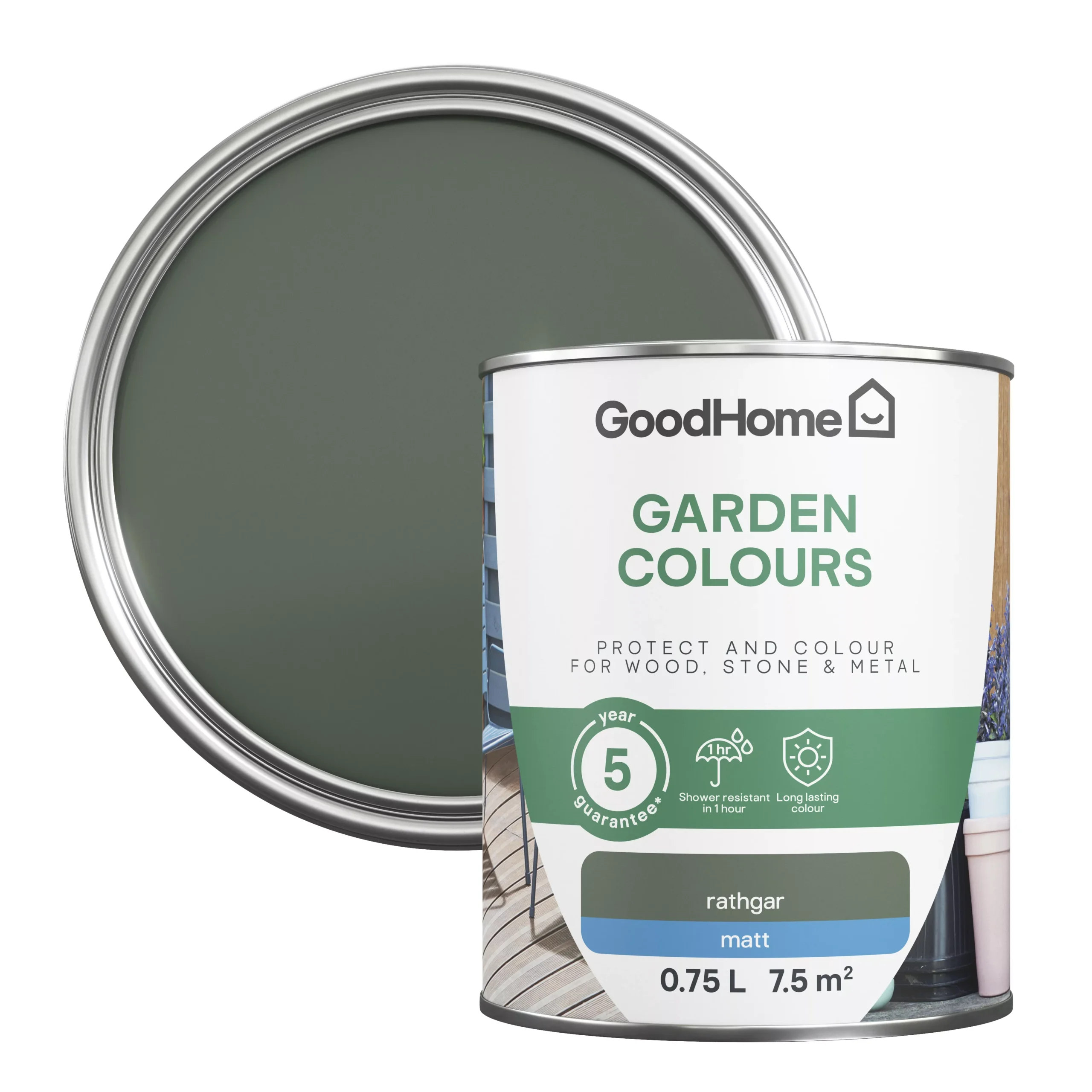 GoodHome Colour It Rathgar Matt Multi-surface Paint, 750ml 3 GoodHome Colour It Rathgar Matt Multi-surface Paint, 750ml