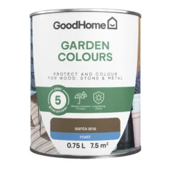GoodHome Colour It Santa Ana Matt Multi-surface Paint, 750ml -Trade Points goodhome colour it santa ana matt multi surface paint 750ml5059340296609 02c