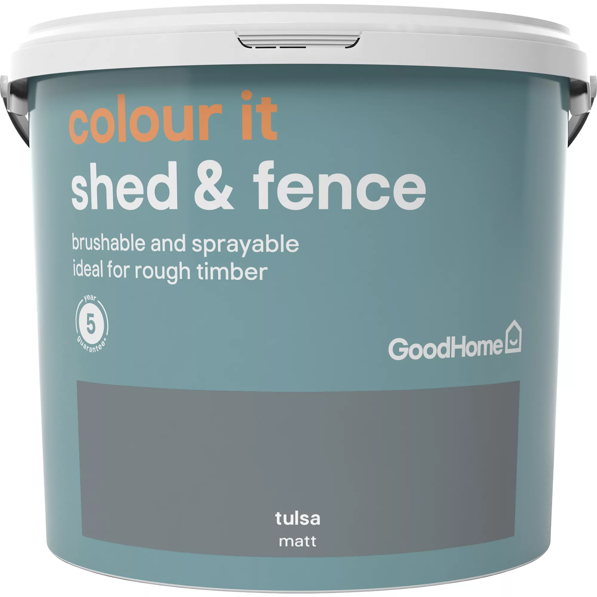 GoodHome Colour It Tulsa Matt Fence & Shed Stain, 5L 3 GoodHome Colour It Tulsa Matt Fence & Shed Stain, 5L
