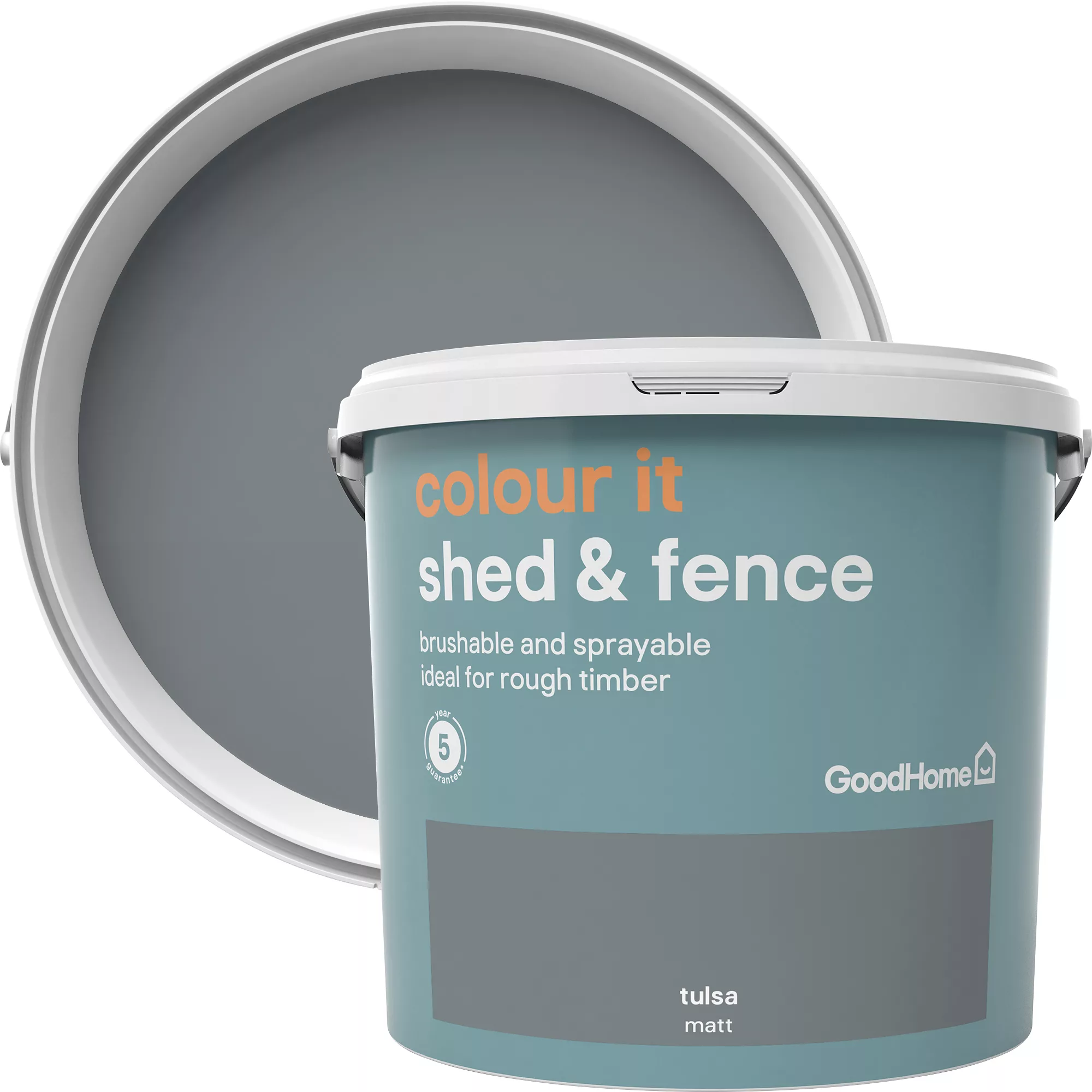 GoodHome Colour It Tulsa Matt Fence & Shed Stain, 5L 4 GoodHome Colour It Tulsa Matt Fence & Shed Stain, 5L - Image 2