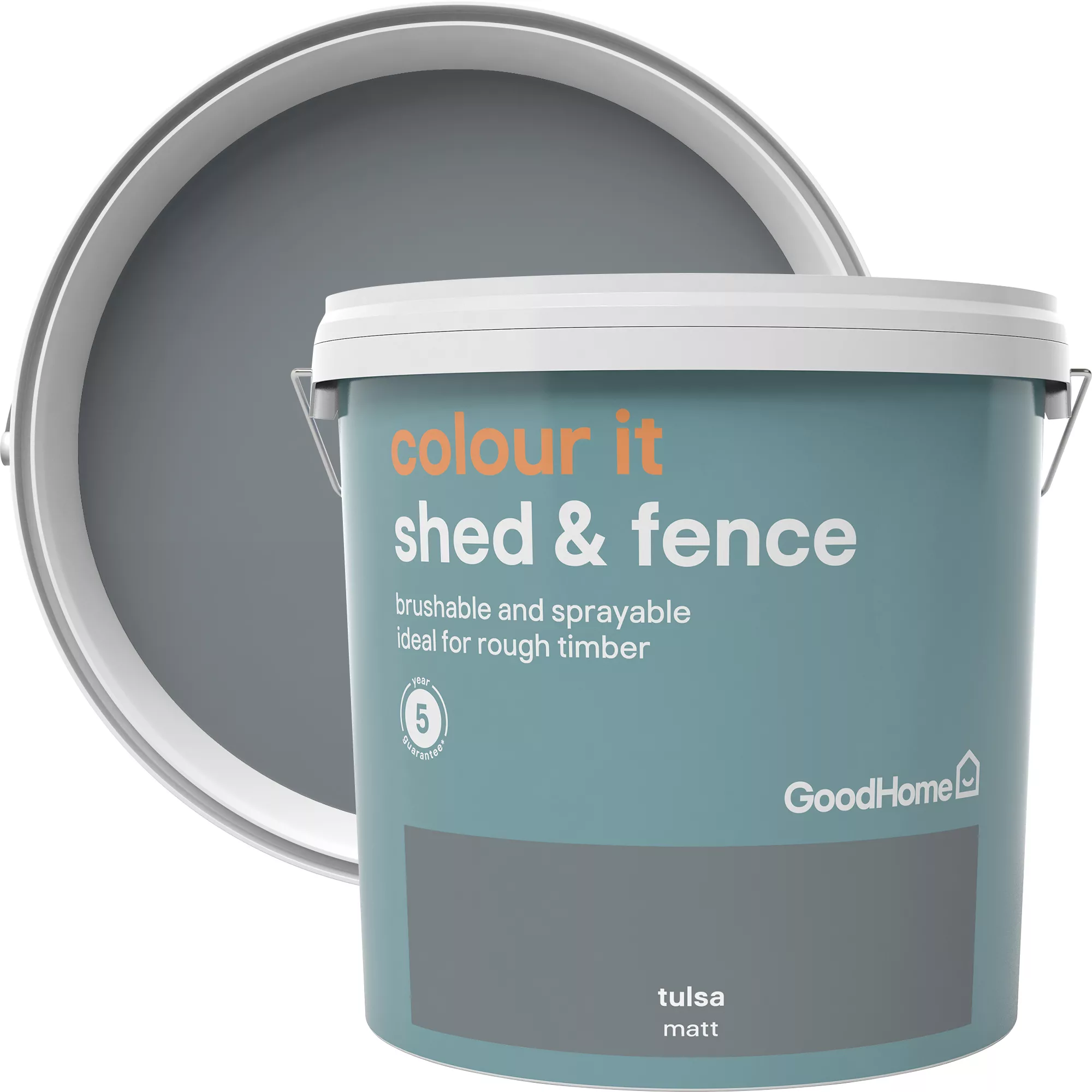 GoodHome Colour It Tulsa Matt Fence & Shed Stain, 9L 4 GoodHome Colour It Tulsa Matt Fence & Shed Stain, 9L - Image 2