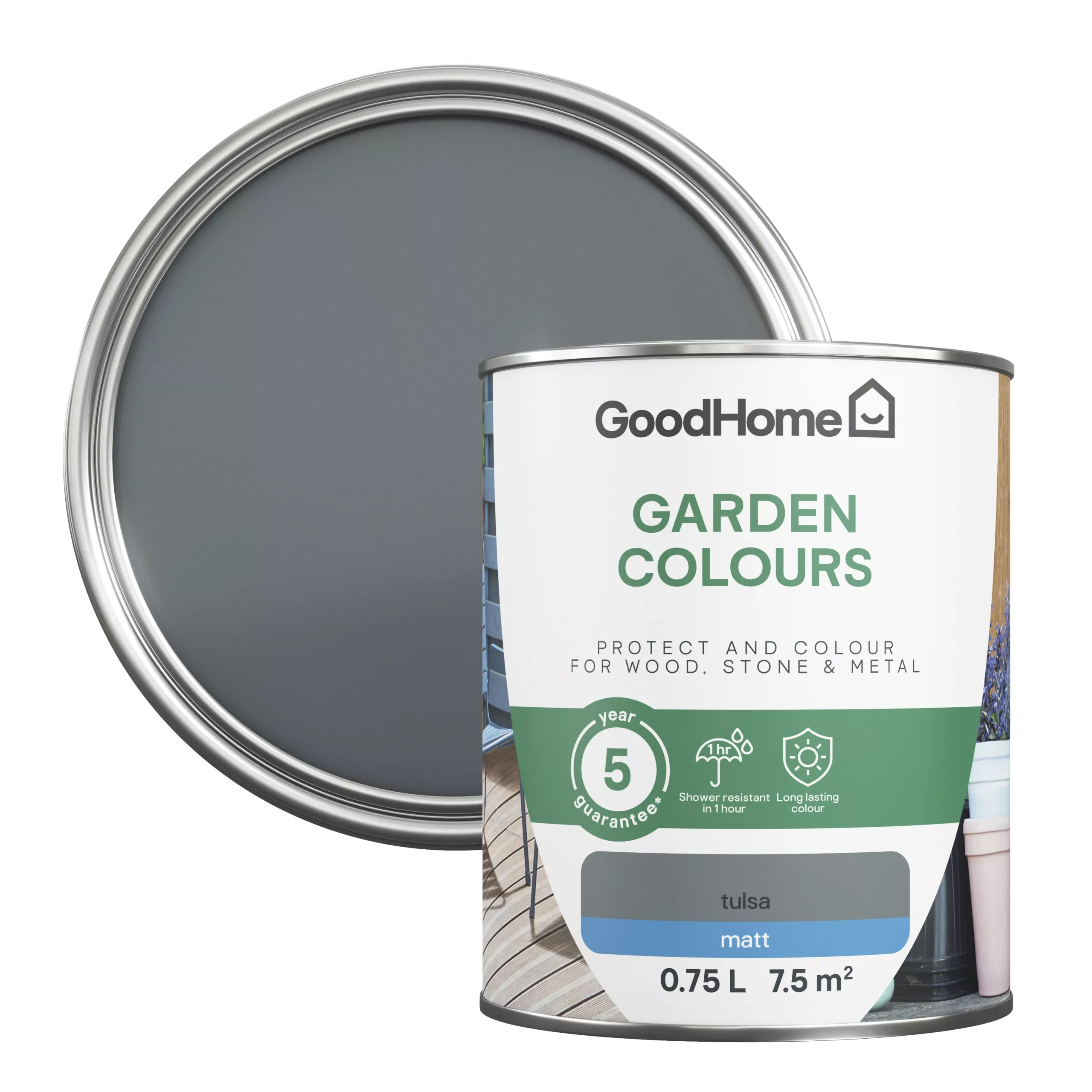 GoodHome Colour It Tulsa Matt Multi-surface Paint, 750ml 3 GoodHome Colour It Tulsa Matt Multi-surface Paint, 750ml