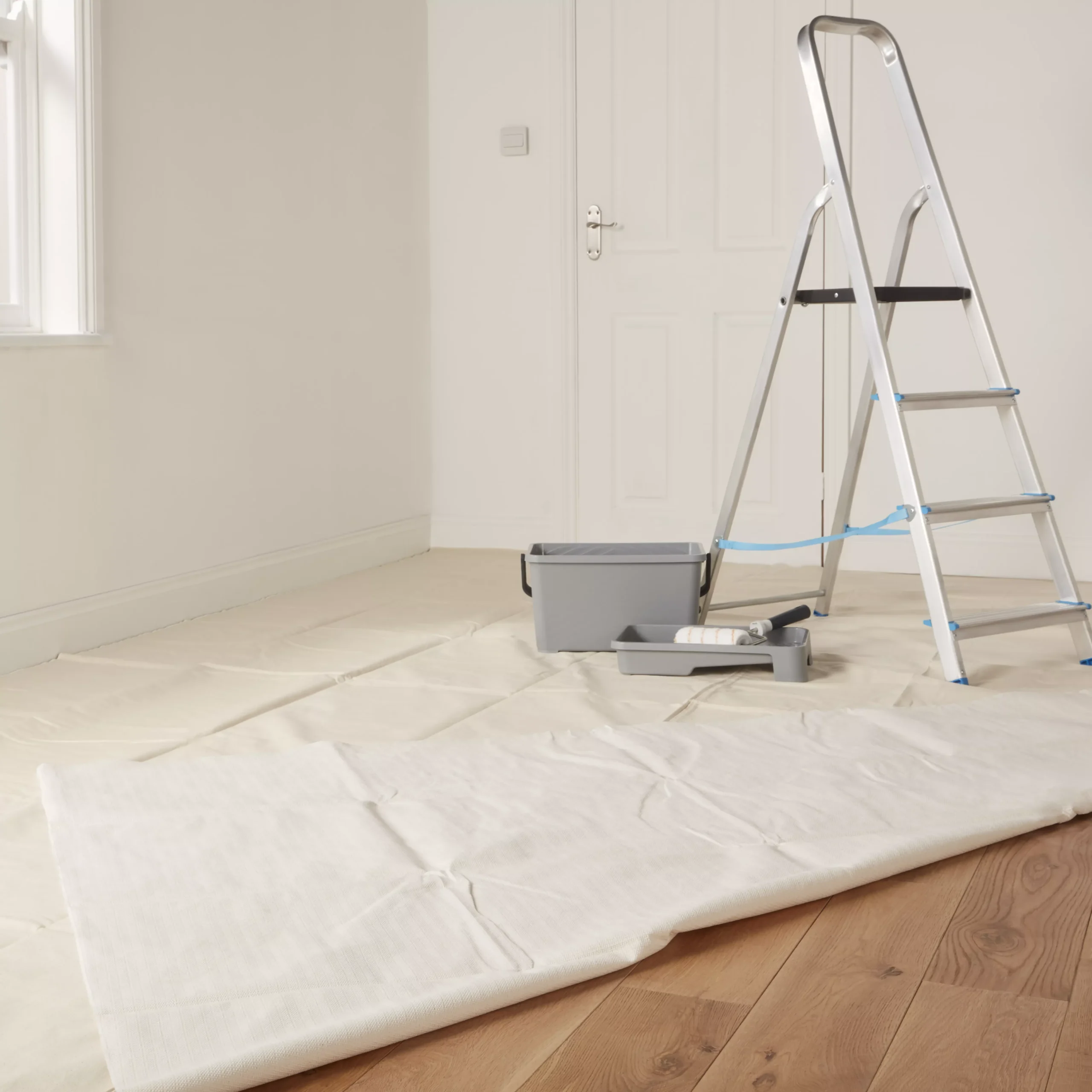 GoodHome Cotton Dust Sheet, (L)4m, (W)3m 5 GoodHome Cotton Dust Sheet, (L)4m, (W)3m - Image 3