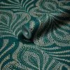 GoodHome Danbu Dark Teal Ornamental Metallic Effect Textured Wallpaper -Trade Points goodhome danbu dark teal ornamental metallic effect textured wallpaper5059340408996 01c