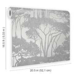 GoodHome Danson Grey Trees Silver Effect Textured Wallpaper 13 GoodHome Danson Grey Trees Silver Effect Textured Wallpaper -Trade Points goodhome danson grey trees silver effect textured wallpaper5059340410548 02t