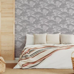 GoodHome Danson Grey Trees Silver Effect Textured Wallpaper 12 GoodHome Danson Grey Trees Silver Effect Textured Wallpaper -Trade Points goodhome danson grey trees silver effect textured wallpaper5059340410548 21i