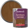 GoodHome Dark Oak Gloss Multi-surface Furniture Wood Varnish, 750ml 1 GoodHome Dark Oak Gloss Multi-surface Furniture Wood Varnish, 750ml -Trade Points goodhome dark oak gloss multi surface furniture wood varnish 750ml5059340486888 21c