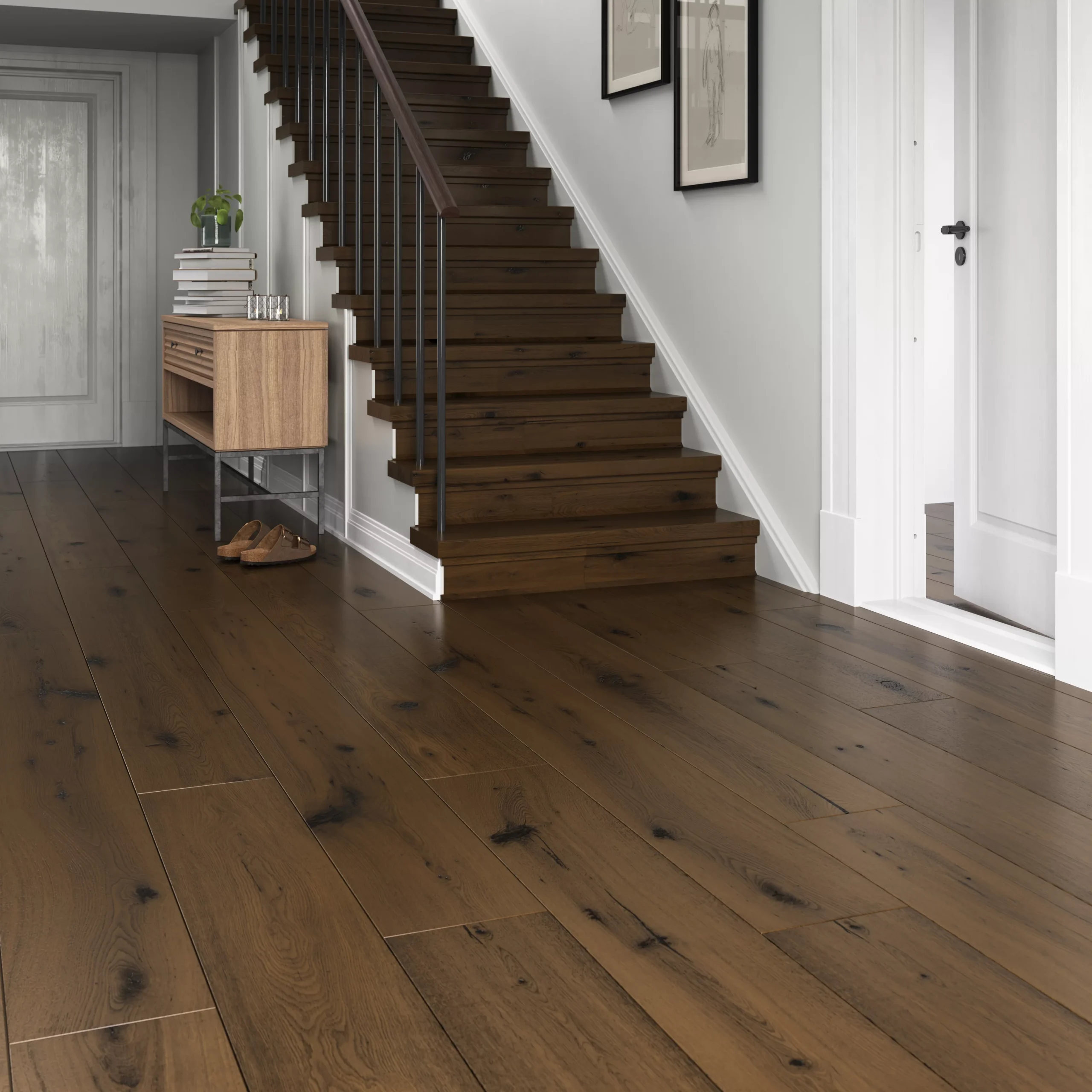 GoodHome Dark Oak Satin Floor Wood Varnish, 2.5L 7 GoodHome Dark Oak Satin Floor Wood Varnish, 2.5L - Image 6