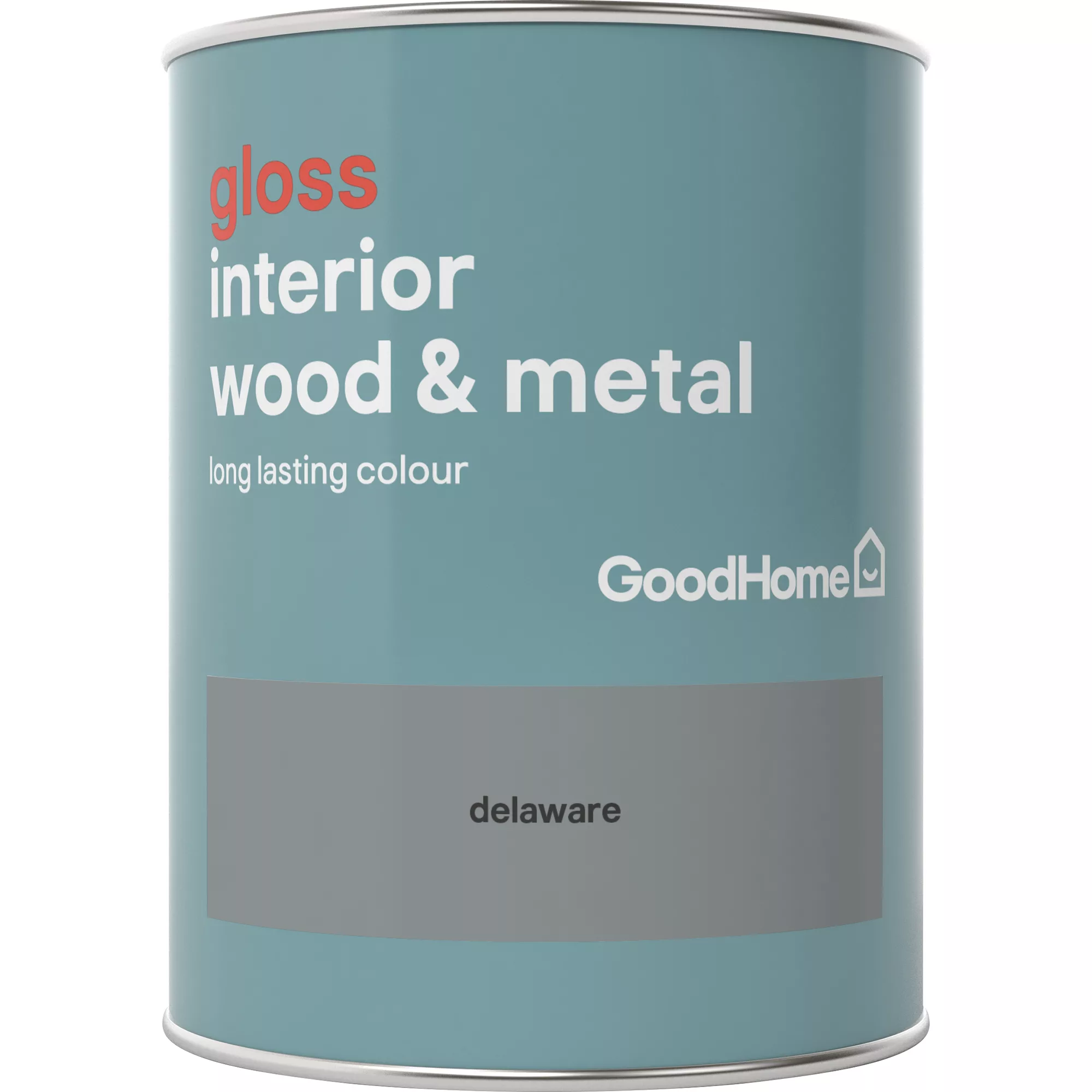 GoodHome Delaware Gloss Metal & Wood Paint, 750ml 4 GoodHome Delaware Gloss Metal & Wood Paint, 750ml - Image 2
