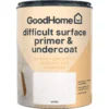 GoodHome Difficult Surfaces White Primer & Undercoat, 750ml