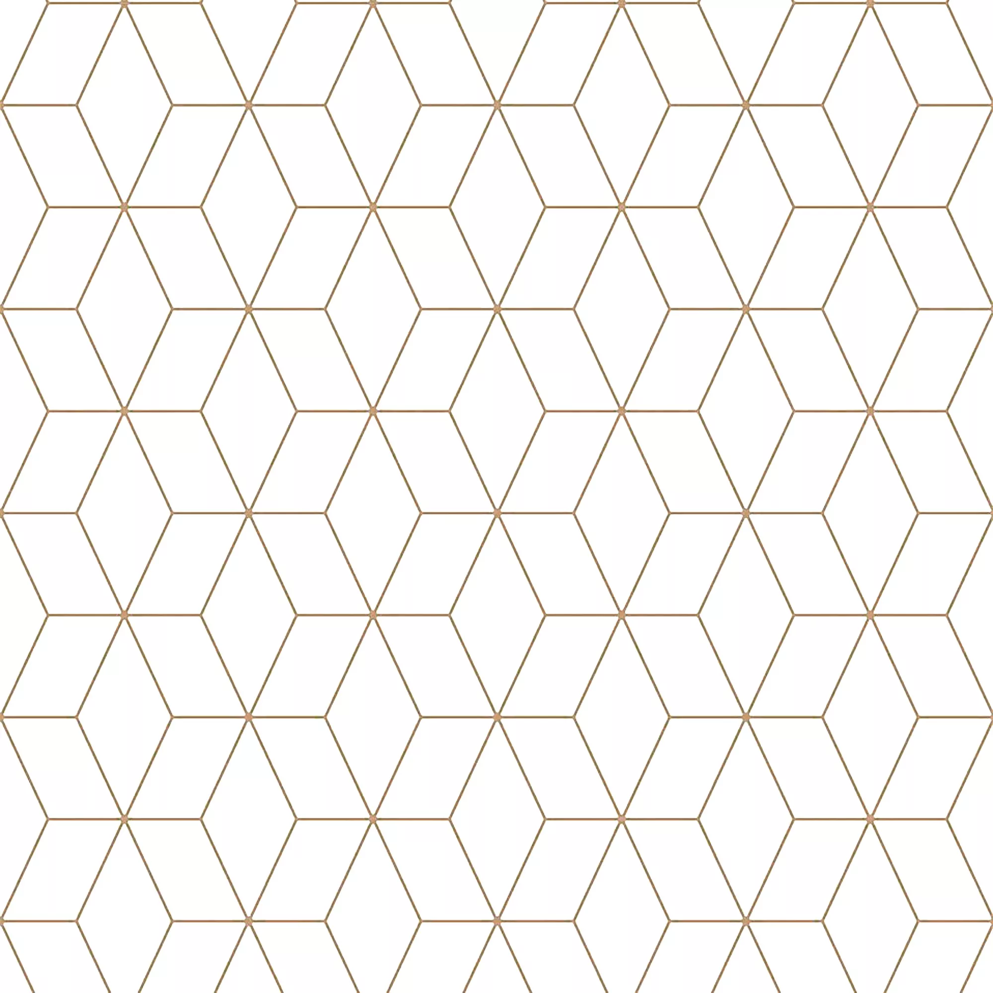 GoodHome Donnington Cream Geometric Metallic Effect Smooth Wallpaper 5 GoodHome Donnington Cream Geometric Metallic Effect Smooth Wallpaper - Image 3