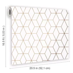 GoodHome Donnington Cream Geometric Metallic Effect Smooth Wallpaper 12 GoodHome Donnington Cream Geometric Metallic Effect Smooth Wallpaper -Trade Points goodhome donnington cream geometric metallic effect smooth wallpaper5059340410340 02t