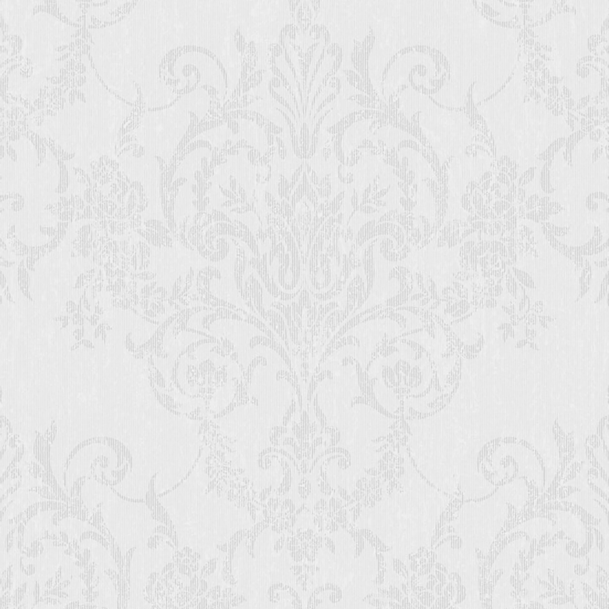 GoodHome Dovenby Grey Damask Silver Effect Textured Wallpaper 4 GoodHome Dovenby Grey Damask Silver Effect Textured Wallpaper - Image 2