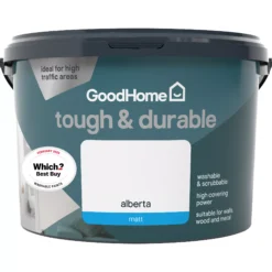 GoodHome Durable Alberta Matt Emulsion Paint, 2.5L 10 GoodHome Durable Alberta Matt Emulsion Paint, 2.5L -Trade Points goodhome durable alberta matt emulsion paint 2 5l3663602413578 02c